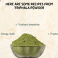 Here are some of the receiped you can make from farmonics best quality triphala powder 