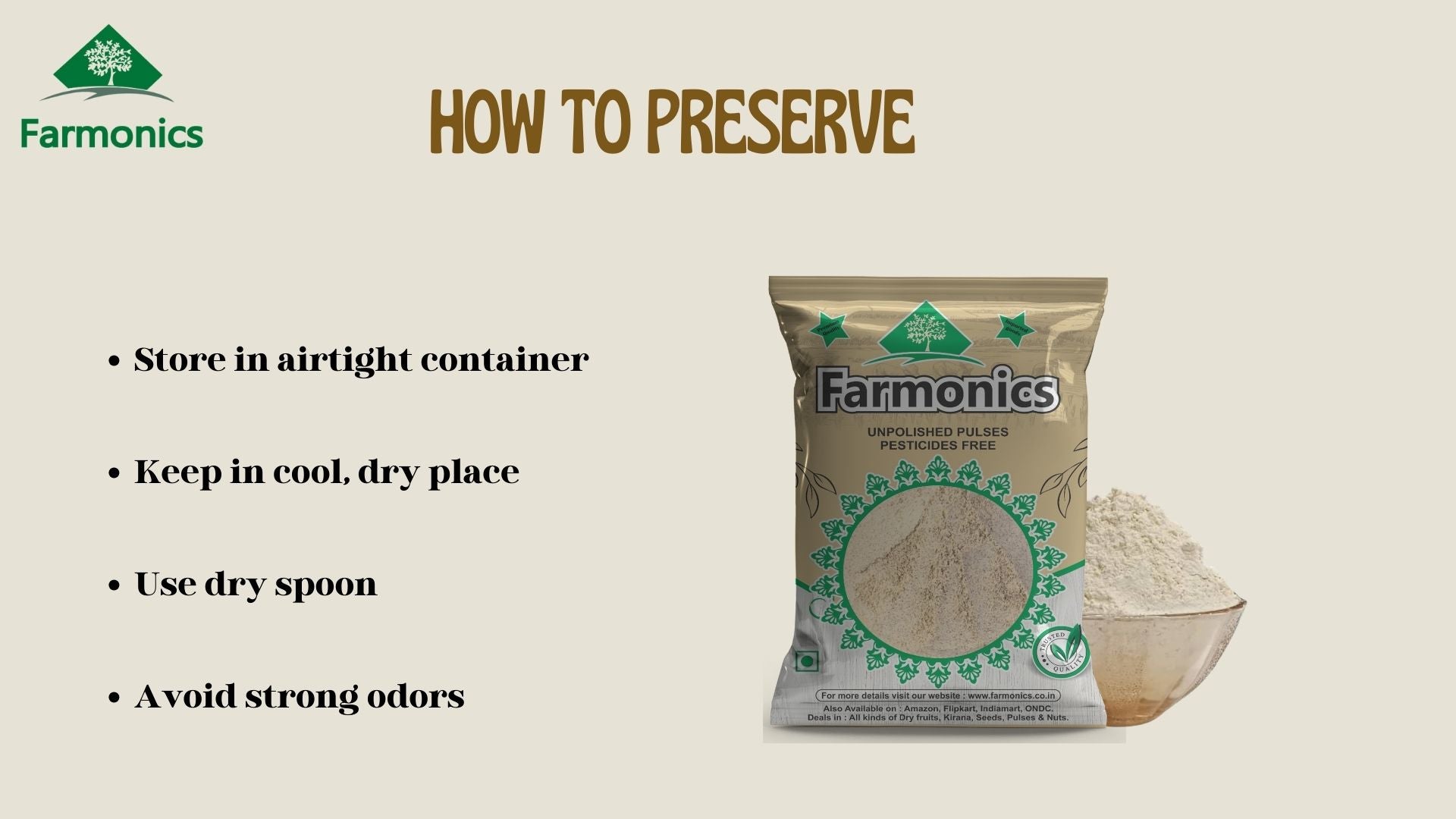 ways in which you can preserve farmonics chat masala 