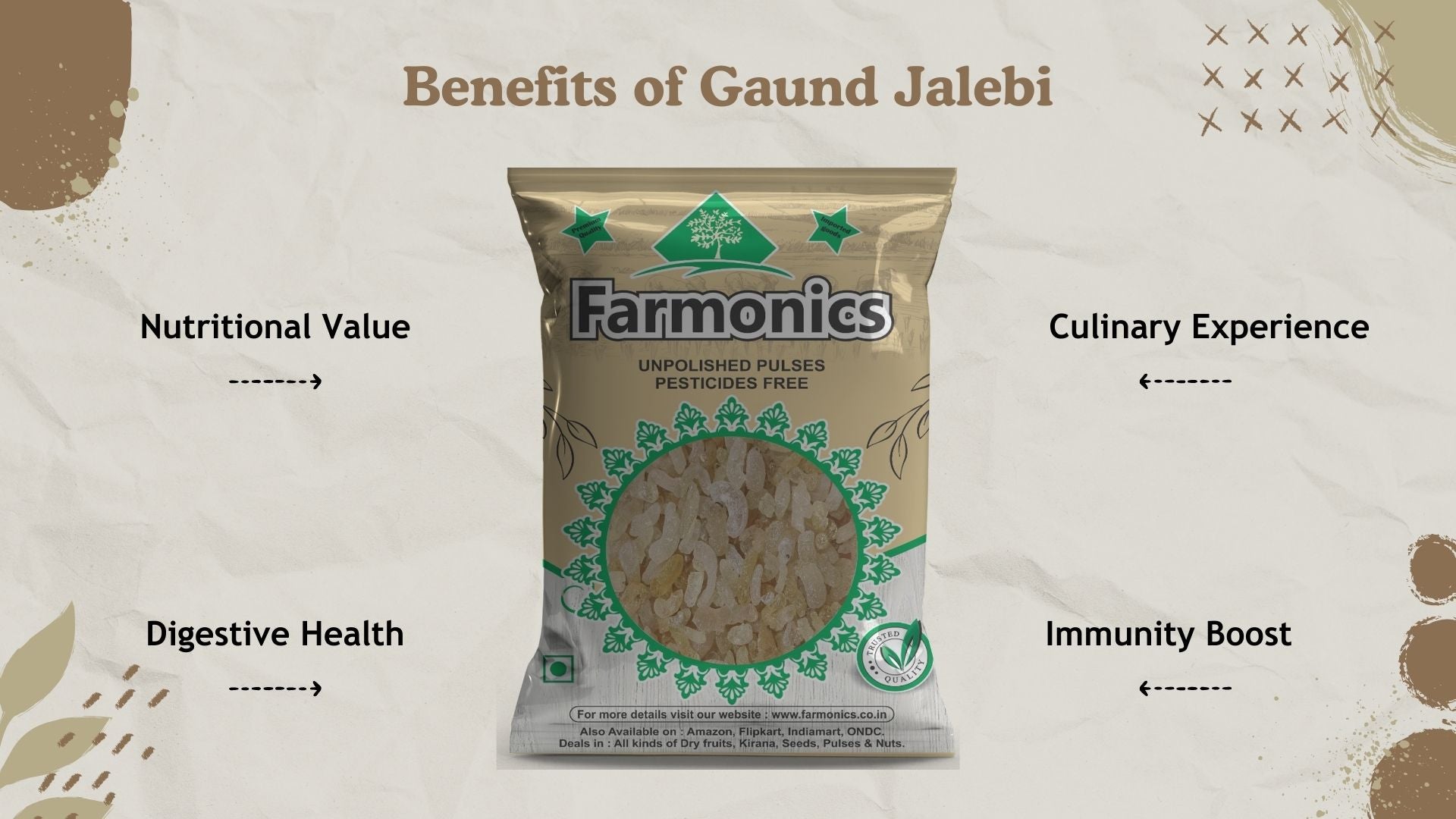 benefits you can avail by choosing farmonics best quality goond jalebi