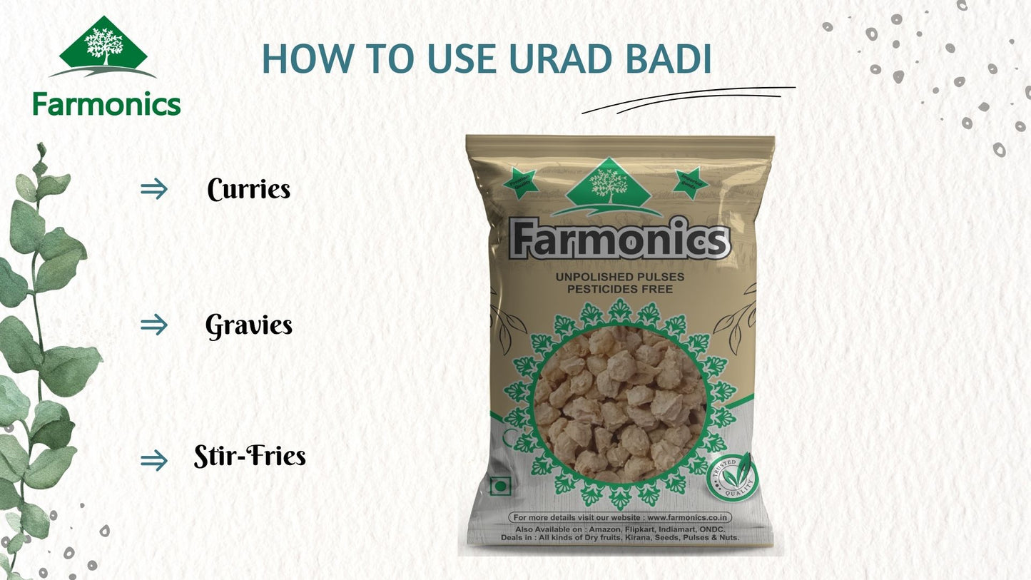 ways in which you you can  use urad badi 