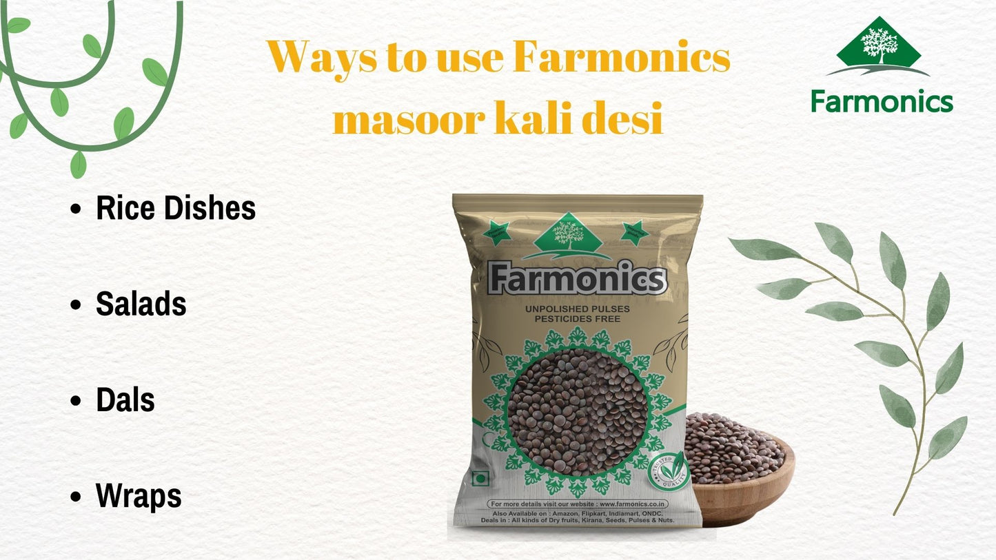 Ways in which you can use farmonics best quality   kali masoor