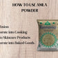 Here are the list of ways in which you can enjoy premium quality farmonics amla powder 
