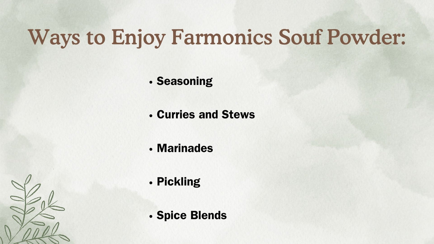 Ways in which you can enjoy Framonics premium quality sauf powder