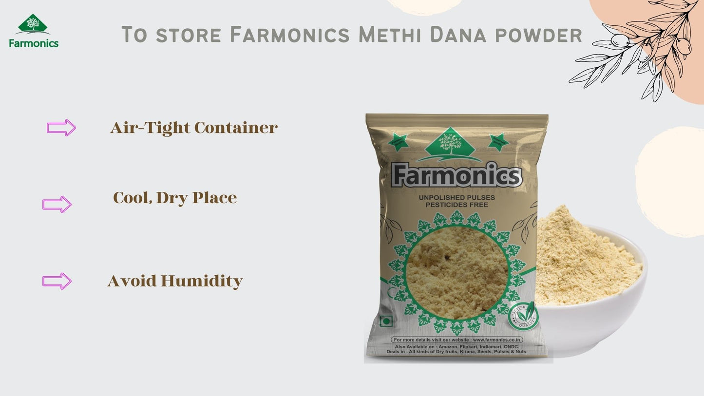 How you should Farmonics methi dana powder 