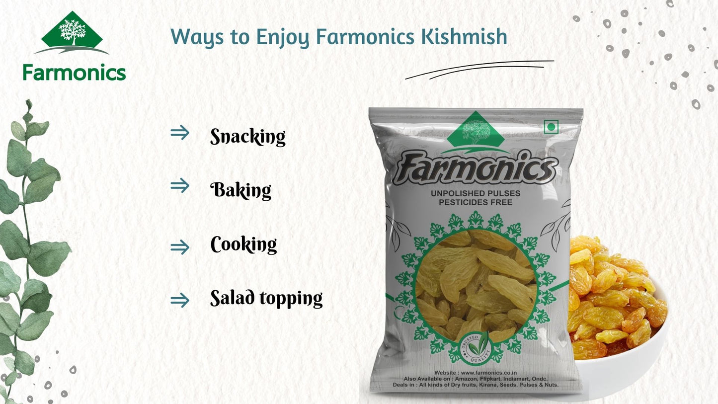  Ways in which you can use farmonics best quality   Kishmish/Raisins