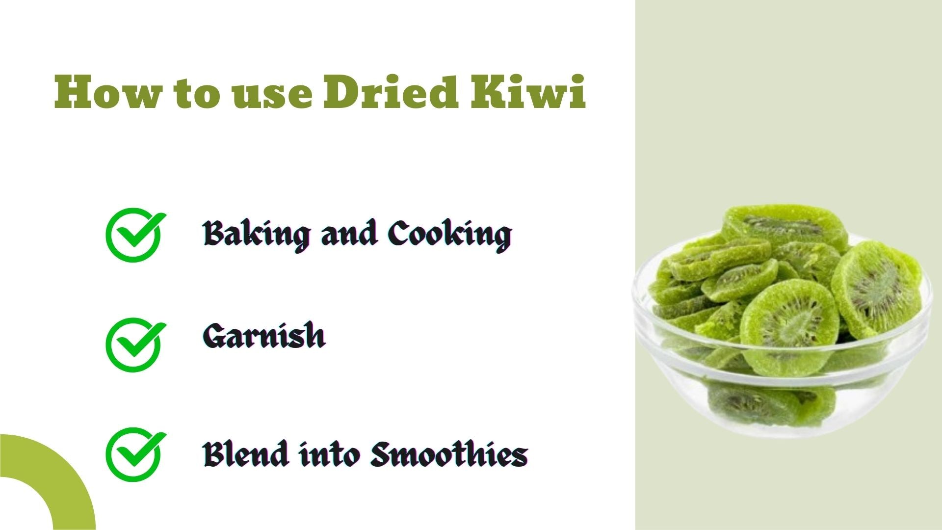 ways in which you can use Farmonics dry kiwi 