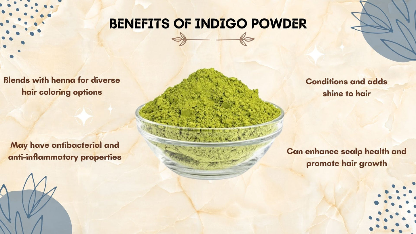 Benefits indigo powder