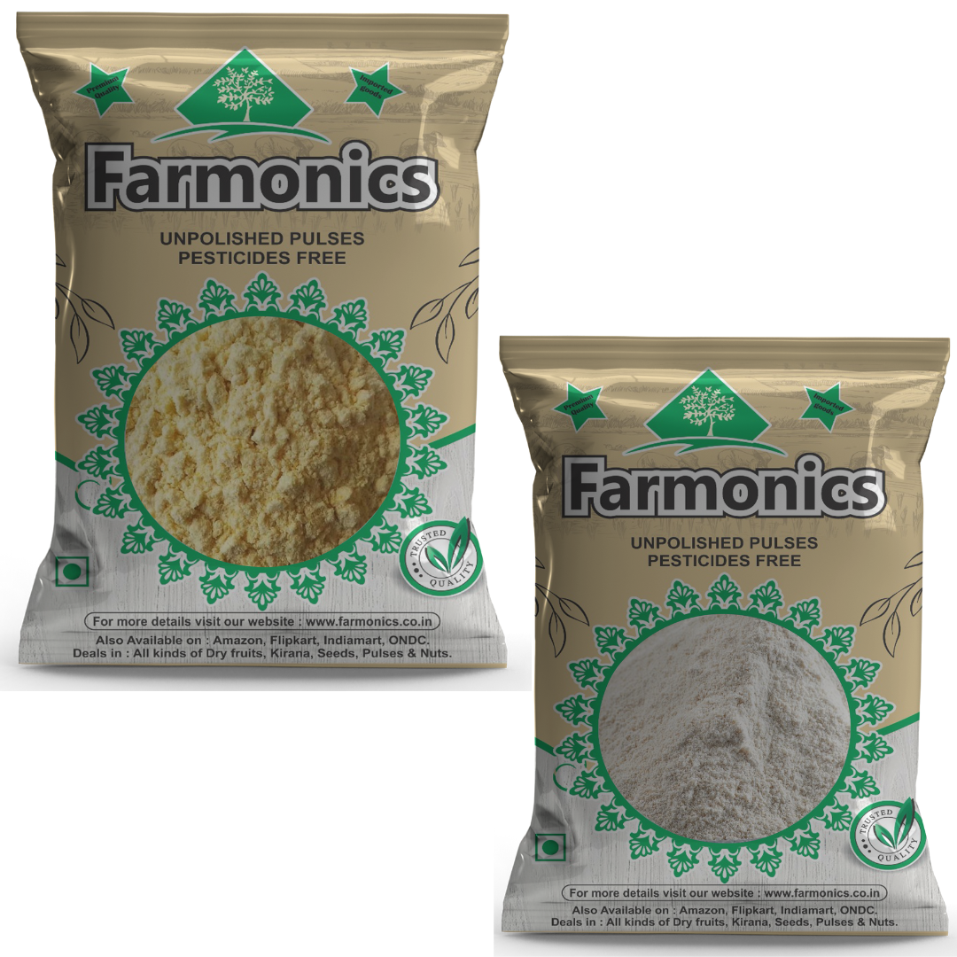 Get the best quality Chana Atta and Jowar atta from farmonics 