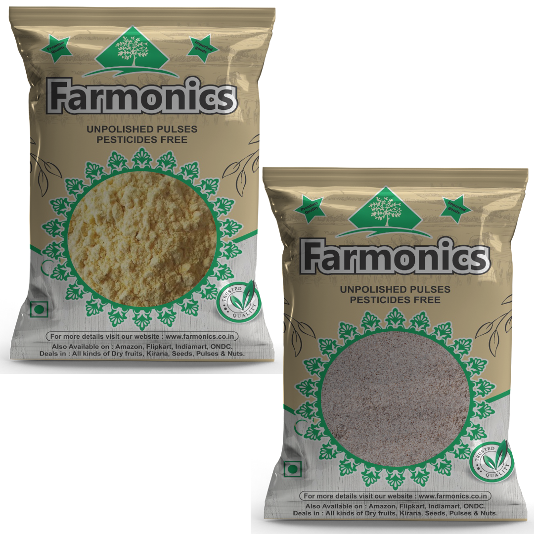 Get the best quality Chana Atta and Ragi atta from farmonics 