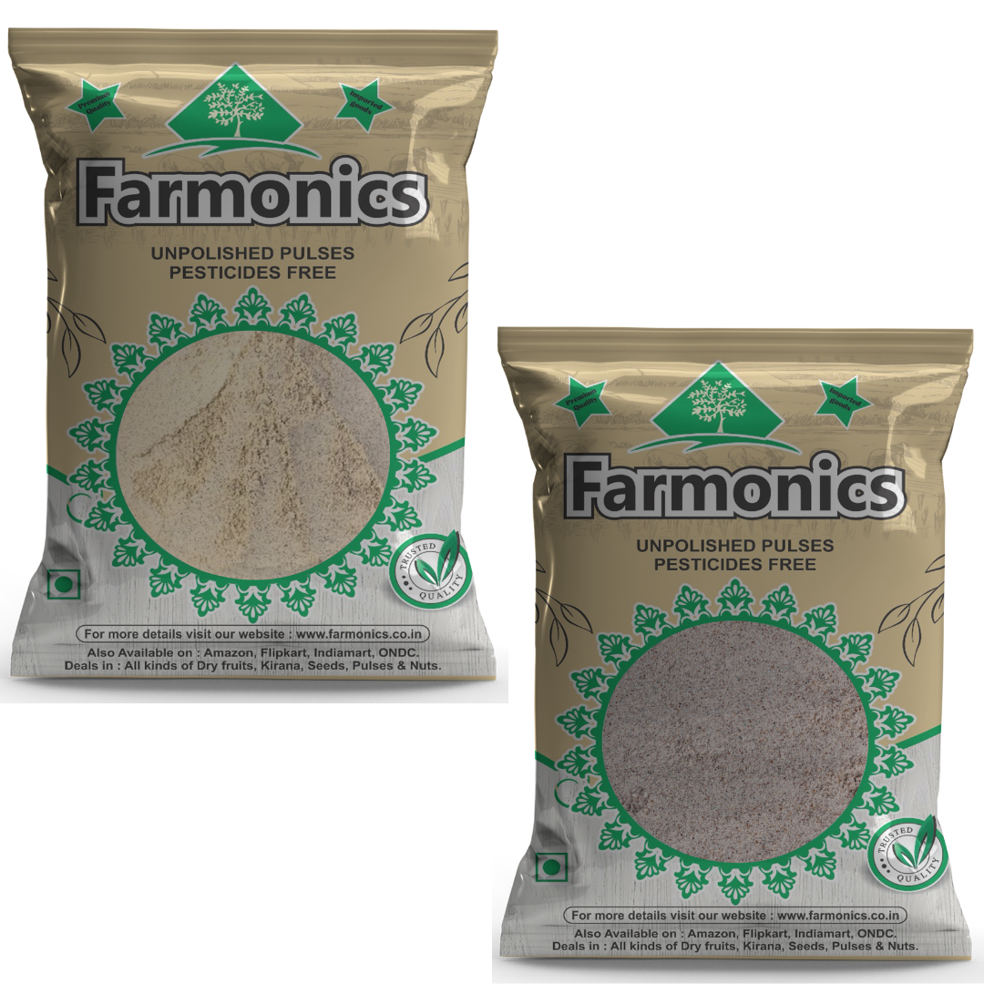 Get the best quality Chana Sattu and Ragi atta from farmonics 