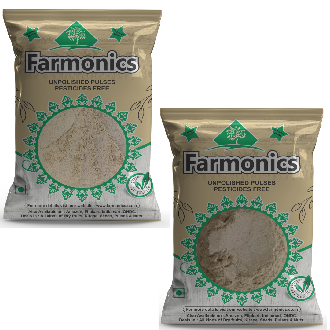 Get the best quality Chana Sattu and Soyabean atta from farmonics 