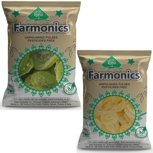 get the best quality dry Pineapple nd dry kiwi from farmonics