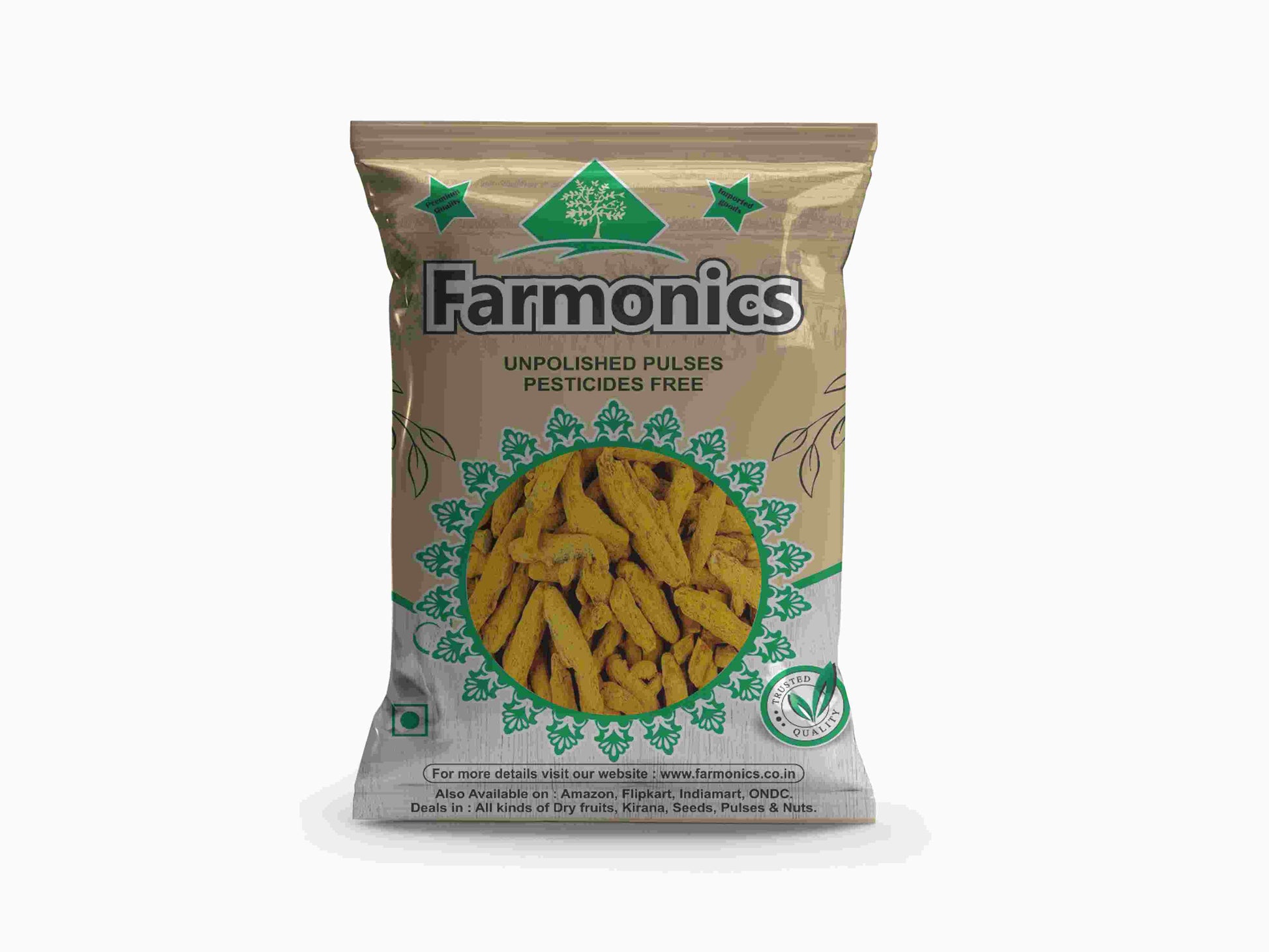 Premium Quality Haldi sabut / Whole Turmeric  from Farmonics 