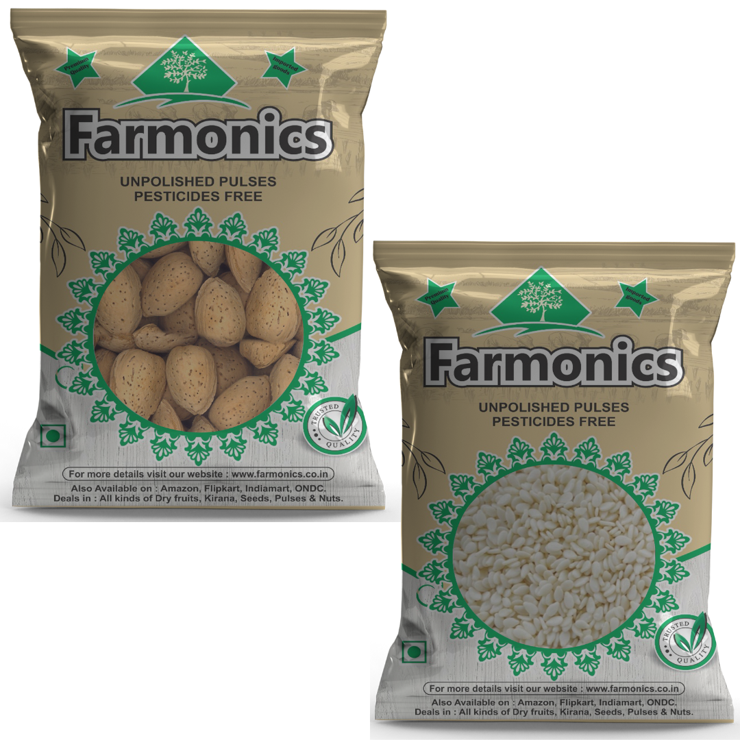 get the best quality pooja badam and white til from Framonics