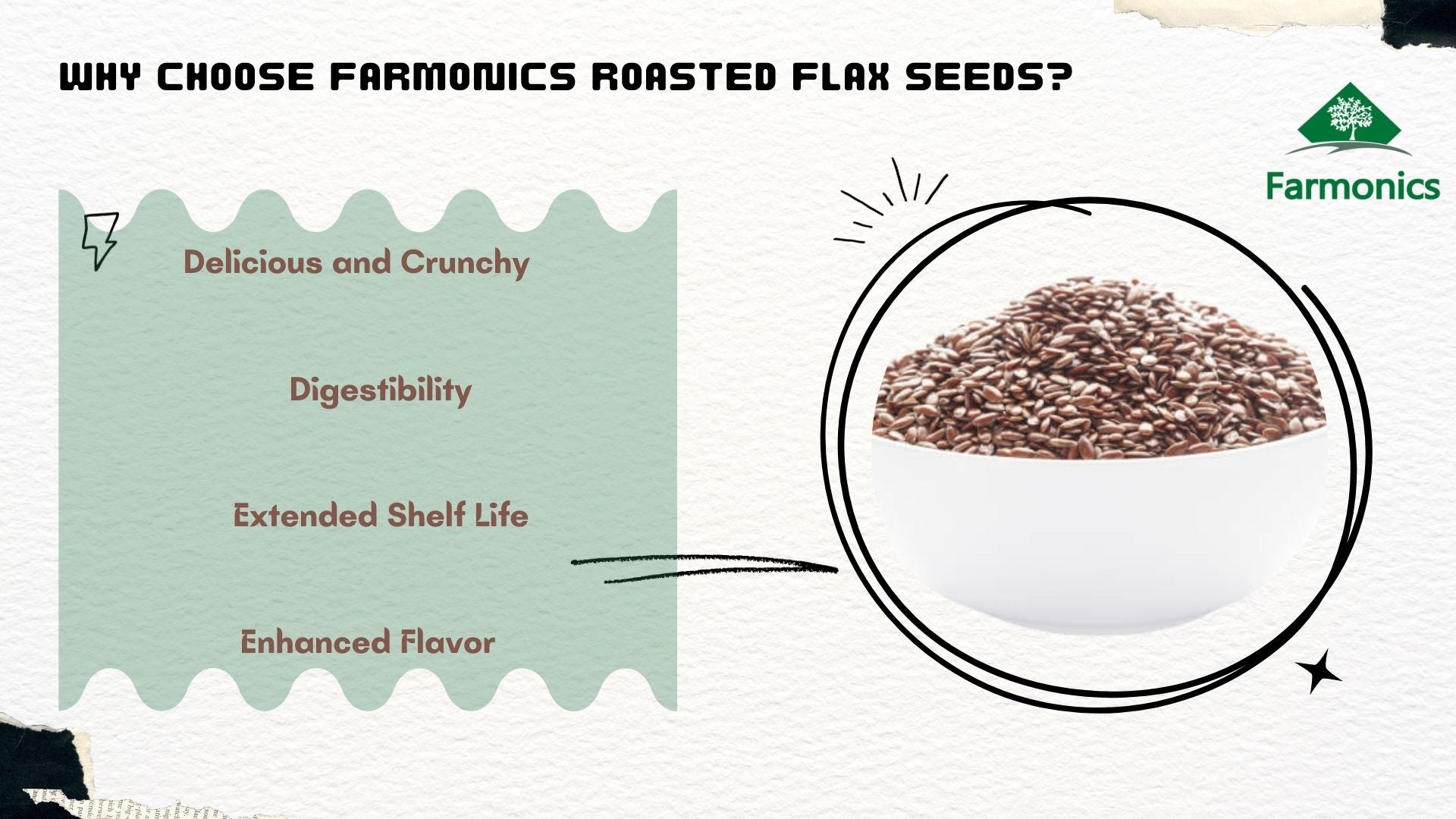 Roasted Flex Seeds 