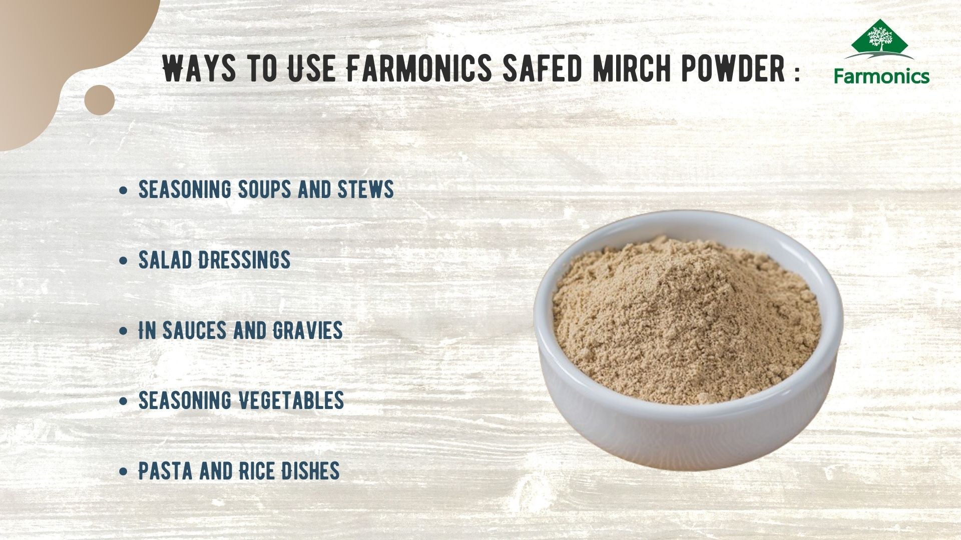 Safed mirch powder