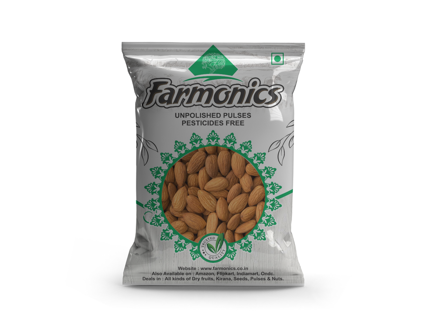Premium quality california almonds from Farmonics 