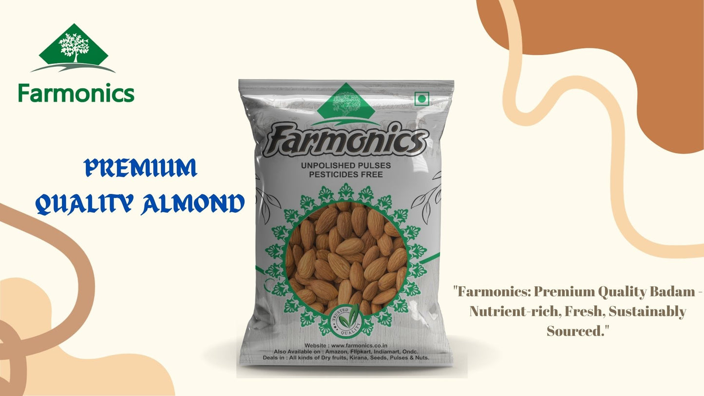 Get the best quality  from Farmonics almonds/Badam