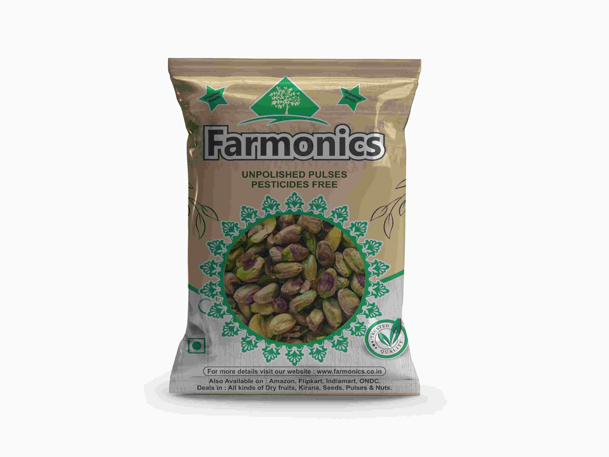 Premium Quality Green Pista from Farmonics 
