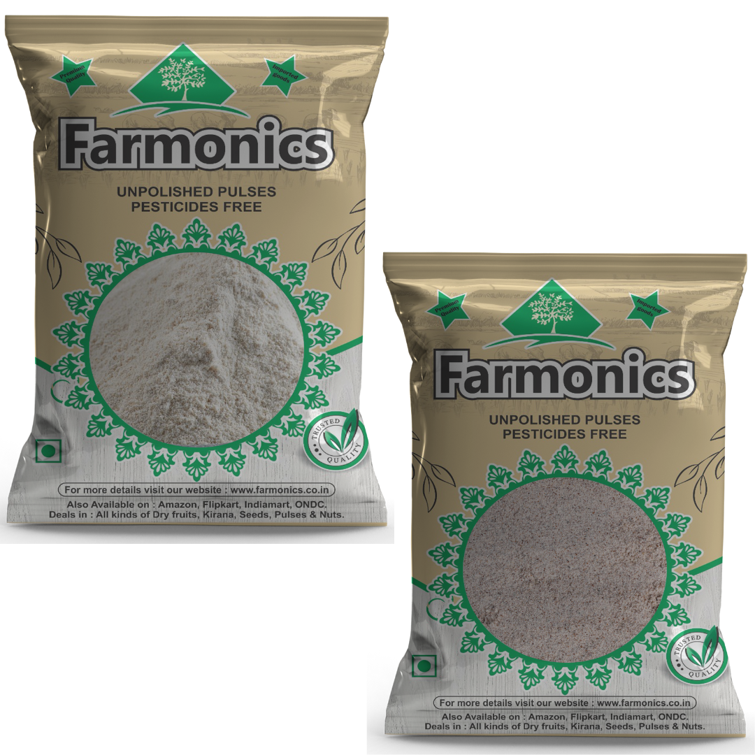 Get the best quality jau atta and Ragi atta from farmonics 