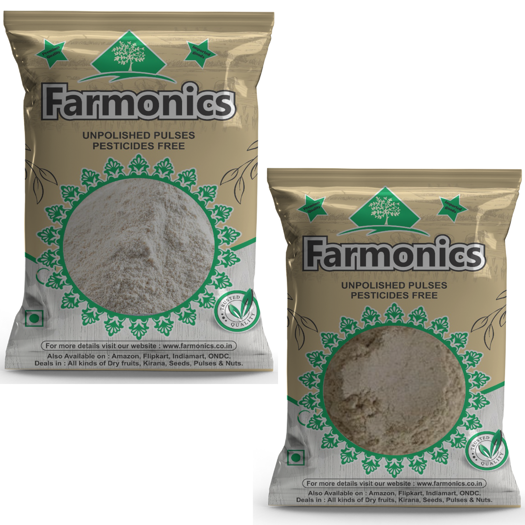 Get the best quality jau atta and Soyabean atta from farmonics 