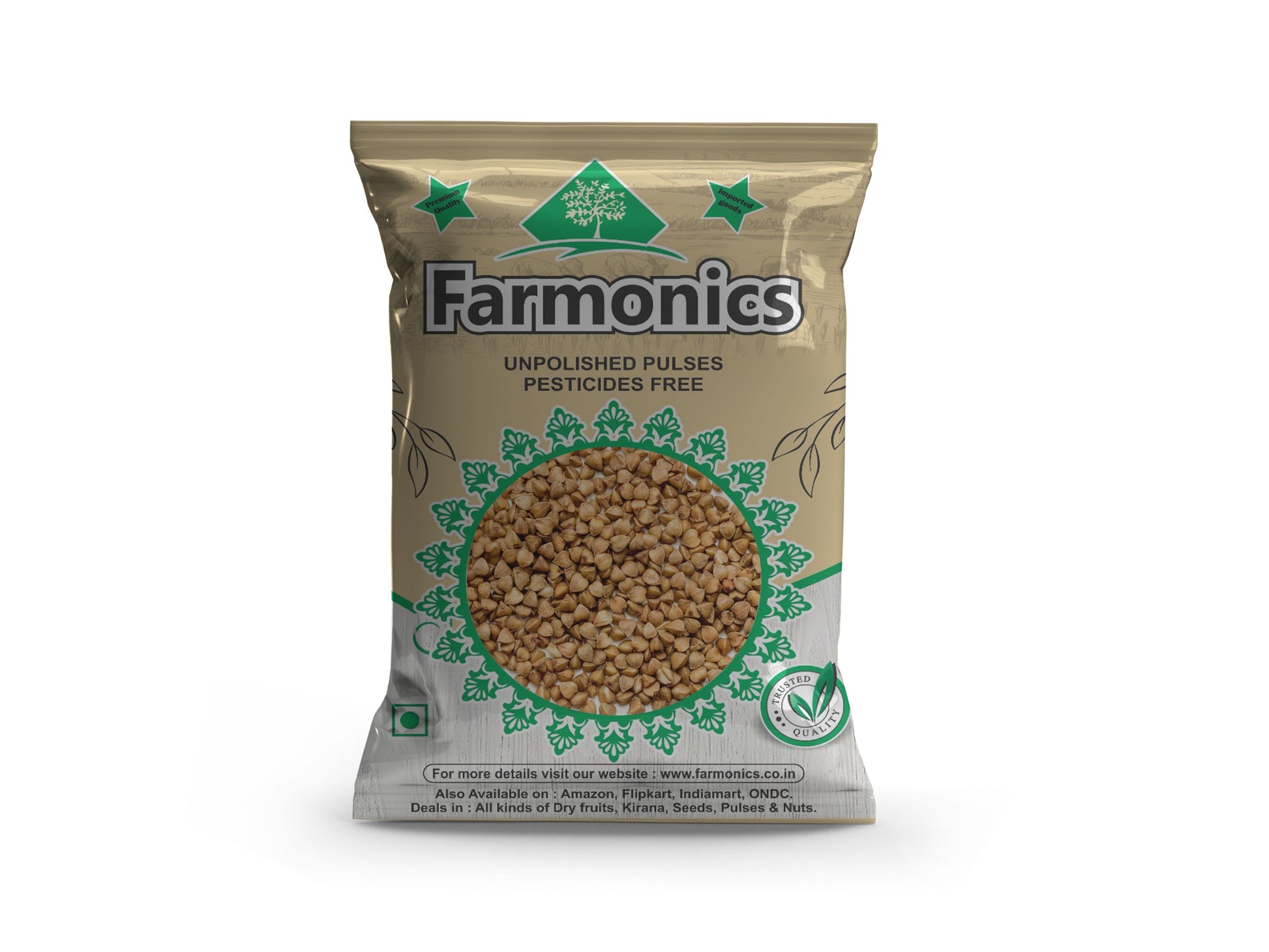 Premium Quality Kuttu Giri/ Busckwheat whole from Farmonics 