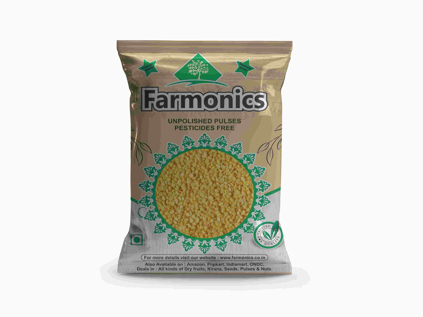 Premium Quality Moong Dhuli from Farmonics 